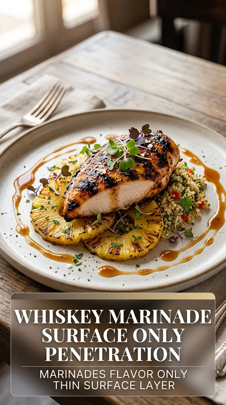 Whiskey Pineapple Chicken sweet smoky glaze