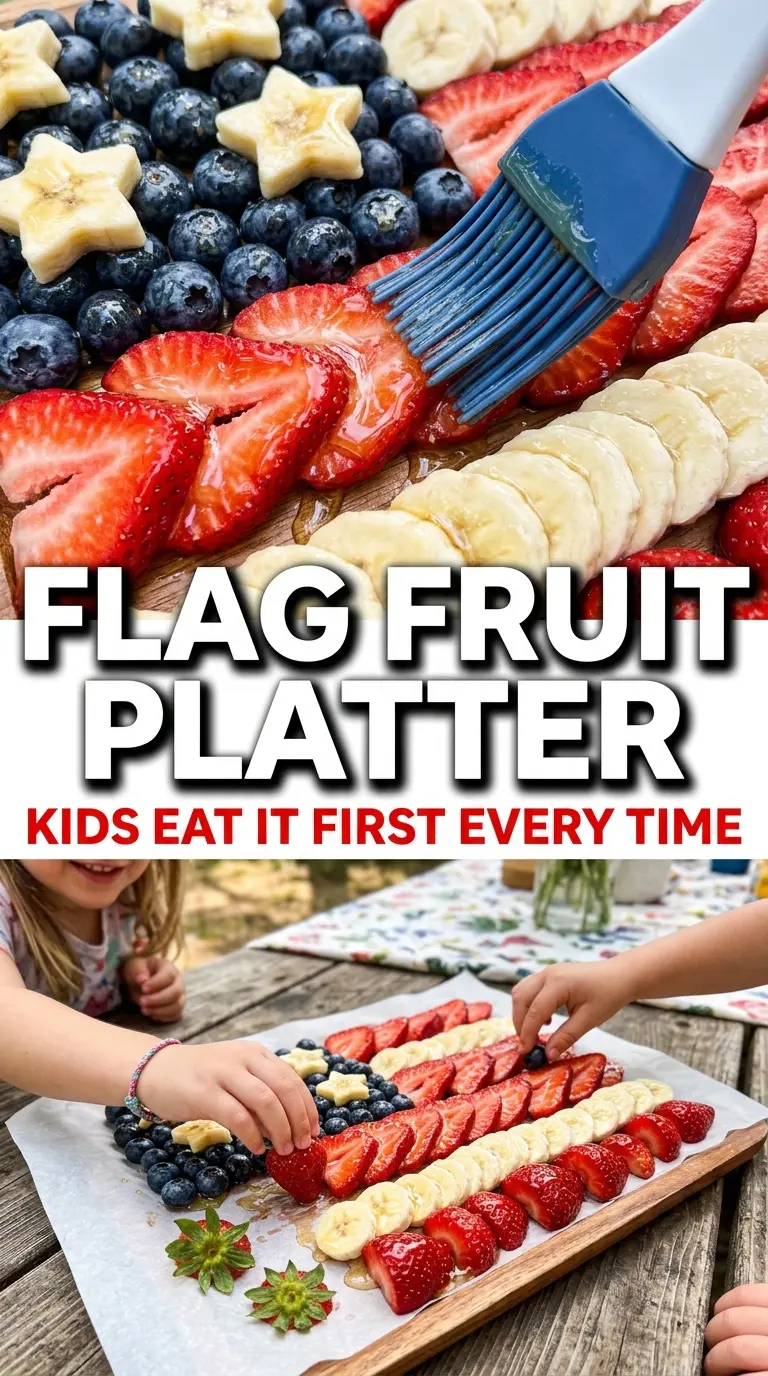 American flag fruit platter patriotic fruit tray