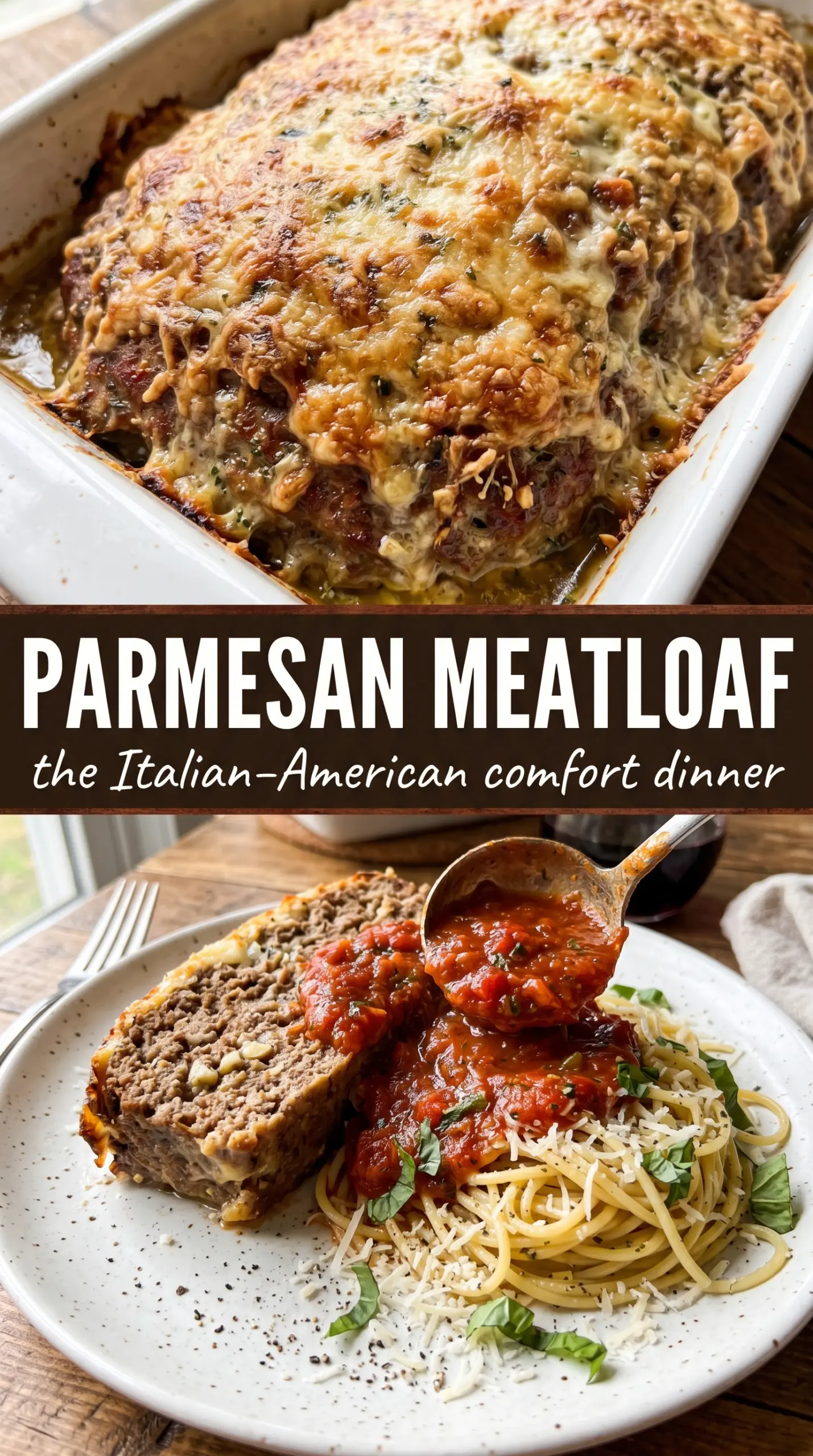 Parmesan Meatloaf golden cheesy garlic butter