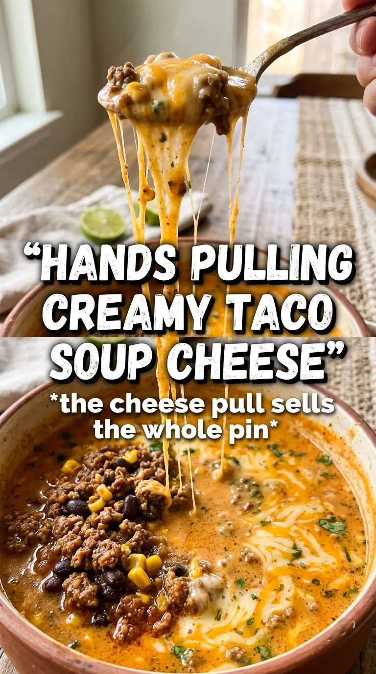 30-Minute Creamy Taco Soup creamy taco soup