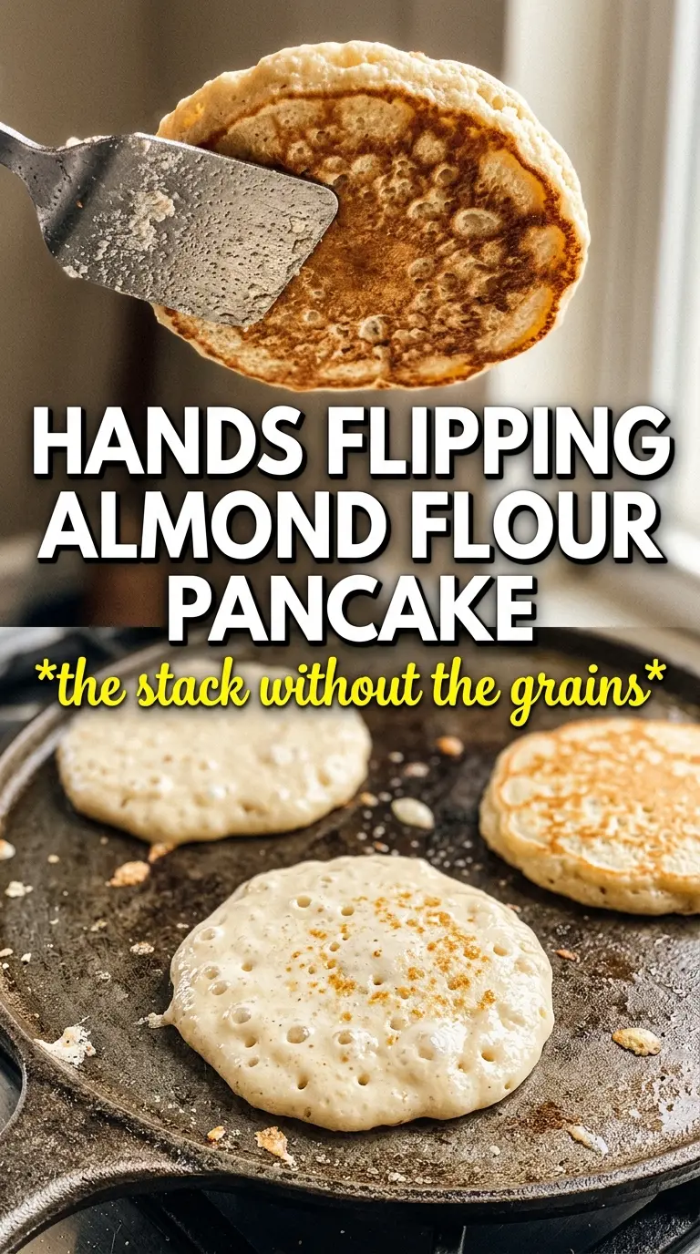 Almond Flour Pumpkin Pancakes golden grain-free