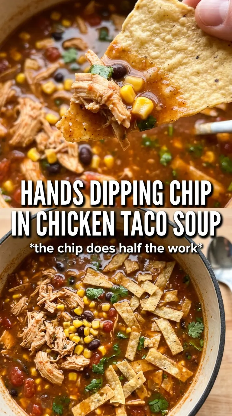 Chicken Taco Soup hearty Tex-Mex