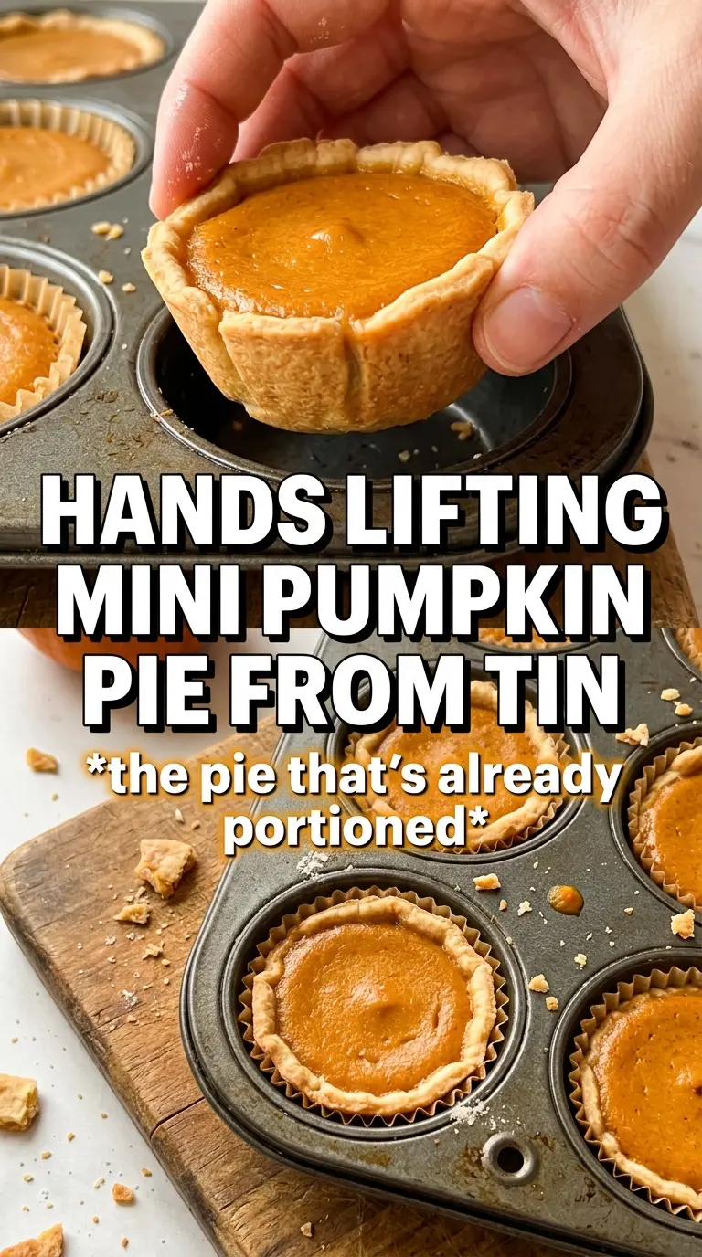 Mini Pumpkin Pies golden custard cinnamon
