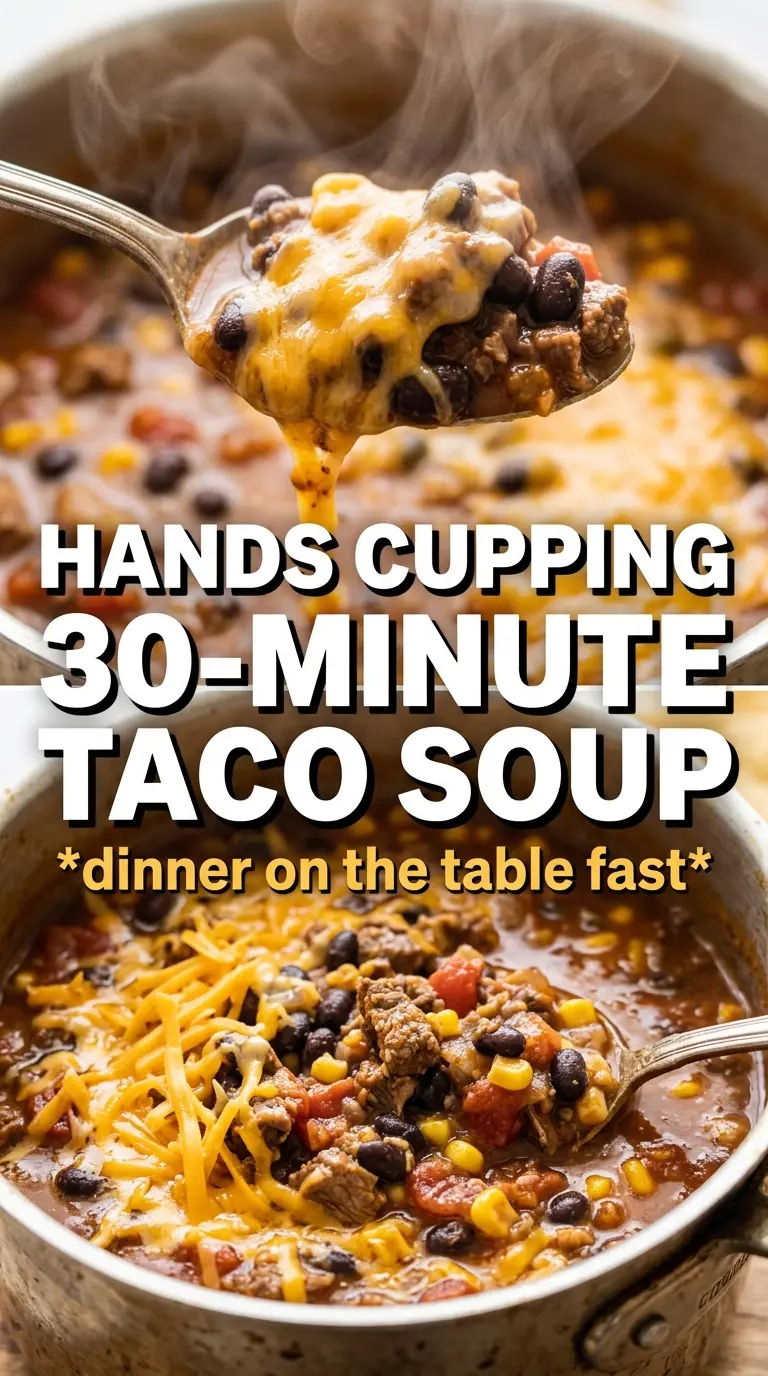 One Pot 30-Minute Taco Soup vibrant hearty