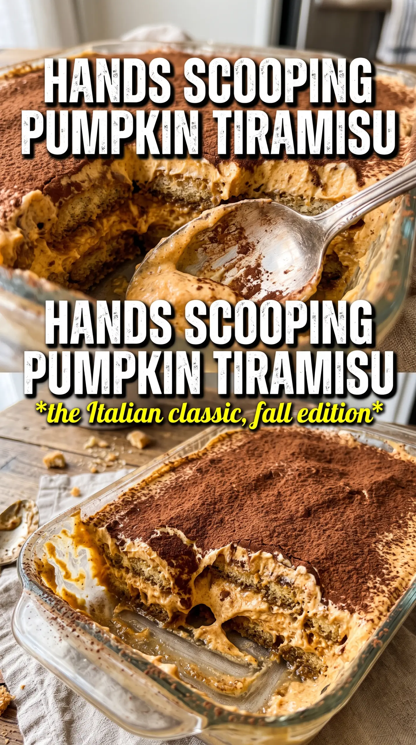 Pumpkin Tiramisu creamy spiced layered dessert